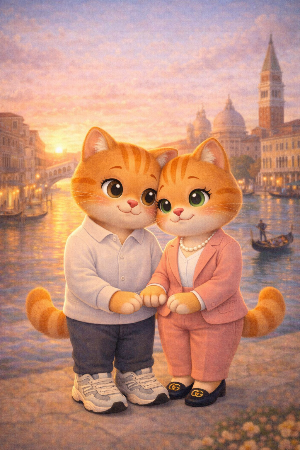 Micione e Miciona — Cover